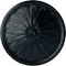 Ekena Millwork Brontes Ceiling Medallion (Fits Canopies up to 3 5/8"), Hnd-Painted Night Shade, 25 1/2"OD x 5 1/2"P CM25BRNSF - alternate 1